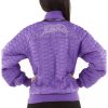 Ladies Pelle Pelle Quilted Purple Nylon Jacket