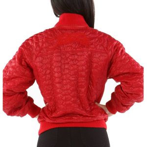 Ladies Pelle Pelle Quilted Red Nylon Jacket