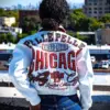 Ladies Pelle Pelle TB Windy City Marc Buchanan White Jacket