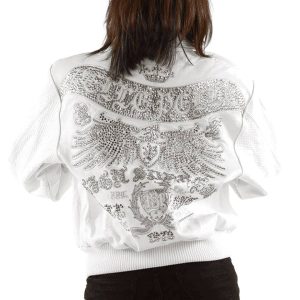 Ladies Pelle Pelle White Reign Supreme MB 1978 Leather Jacket