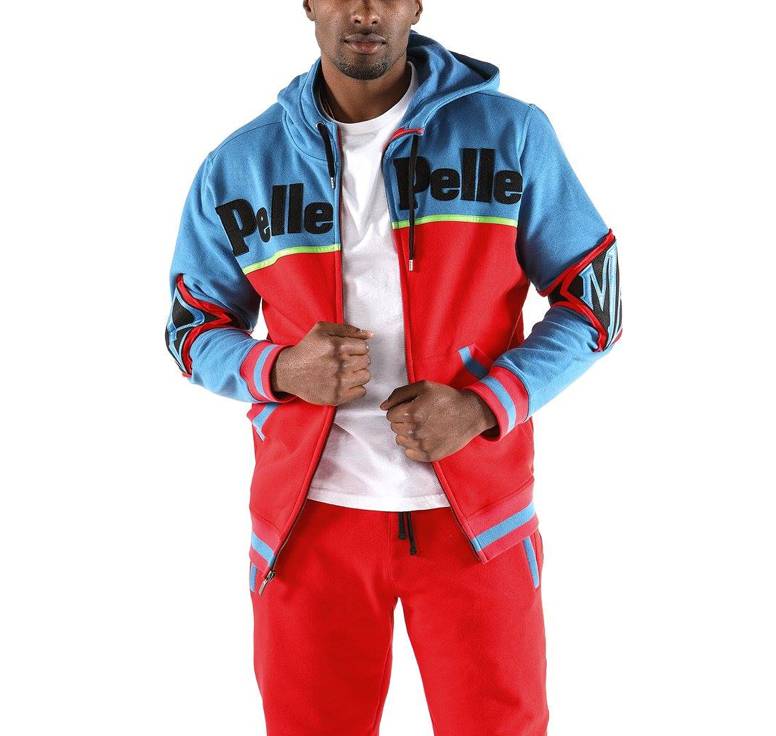 MB Pelle Pelle Soda Club Red Warm Up Wool Tracksuit