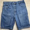Marc Buchanan Pelle Pelle Blue Logo Patch Shorts