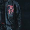 Men Auracle X Pelle Pelle Black Full Grain Leather Jacket