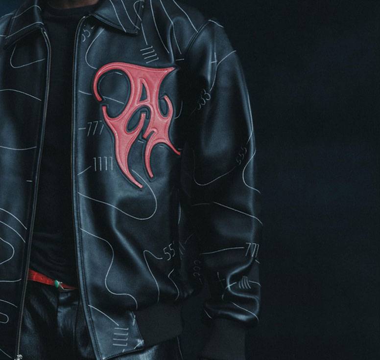 Men Auracle X Pelle Pelle Black Full Grain Leather Jacket