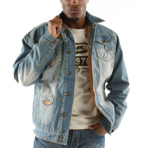 Authentic Men Pelle Pelle Denim Jacket