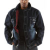 Men Iconic Dark Blue Denim Jacket
