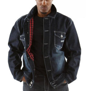 Men Iconic Dark Blue Denim Jacket