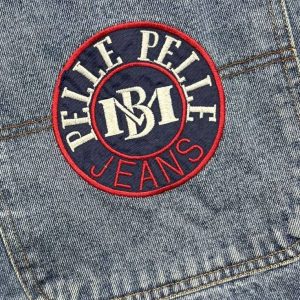 Men Marc Buchanan Pelle Pelle Blue Logo Patch Jorts