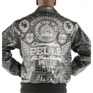 Men Pelle Pelle 1978 Eye on the Prize Black Jacket
