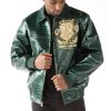 Men Pelle Pelle 1978 Eye on the Prize Green Jacket