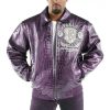 Men Pelle Pelle 1978 Eye on the Prize Purple Jacket