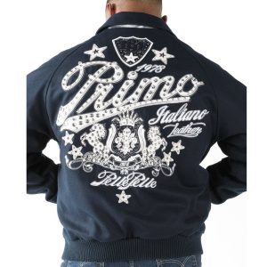 Men Pelle Pelle 1978 Primo Navy Jacket
