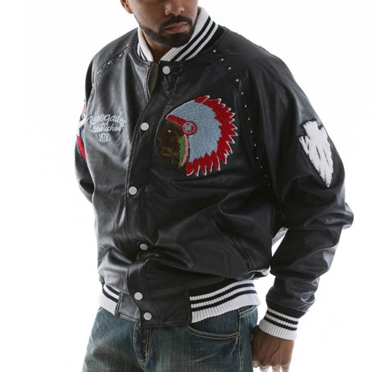 Men Pelle Pelle 1978 Renegades Black Jacket