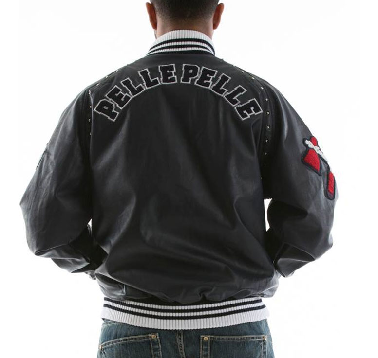 Men Pelle Pelle 1978 Renegades Black Leather Jacket