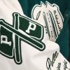Men Pelle Pelle 1978 World Famous Green Varsity Wool Jacket