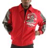 Men Pelle Pelle 1978 World Finest MB Soda Club Red Jacket