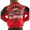 Men Pelle Pelle 1978 World Finest MB Soda Club Red Wool Jacket
