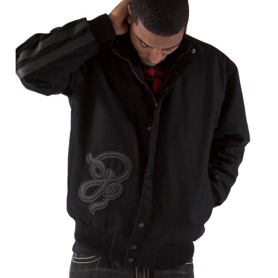 Men Pelle Pelle 35th Anniversary Black Wool Jacket