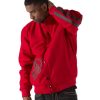 Men Pelle Pelle 35th Anniversary Red Wool Jacket