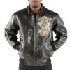 Men Pelle Pelle 40th Anniversary Black Jacket