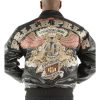 Men Pelle Pelle 40th Anniversary Black Leather Jacket
