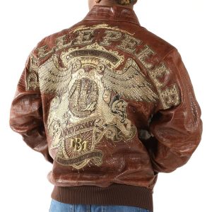 Men Pelle Pelle 40th Anniversary Dark Brown Jacket