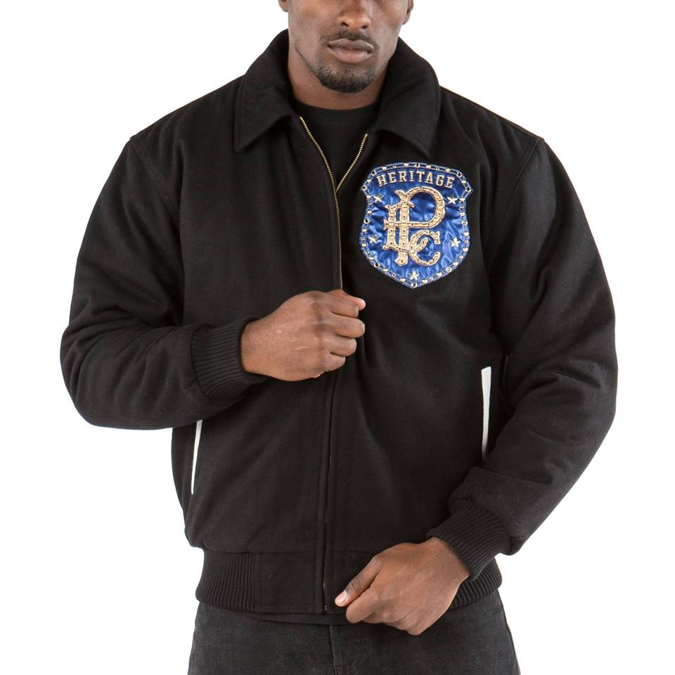 Men Pelle Pelle All Or Nothing MB Heritage Black Wool Jacket