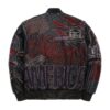 Men Pelle Pelle America Quilted Black Top Grain Leather Jacket