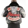 Men Pelle Pelle American Bruiser Black Fur Collar Leather Jacket