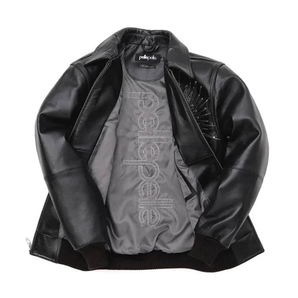 Men Pelle Pelle American Legend 45 Anniversary Edition Black Jacket