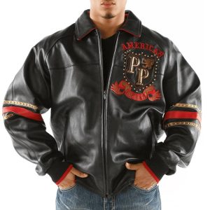Men Pelle Pelle American Rebel MB Black Jacket