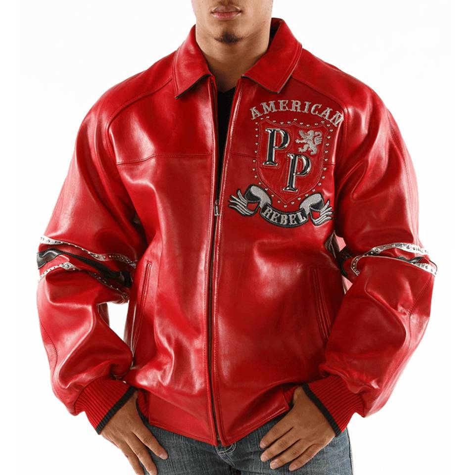Men Pelle Pelle American Rebel MB Red Jacket
