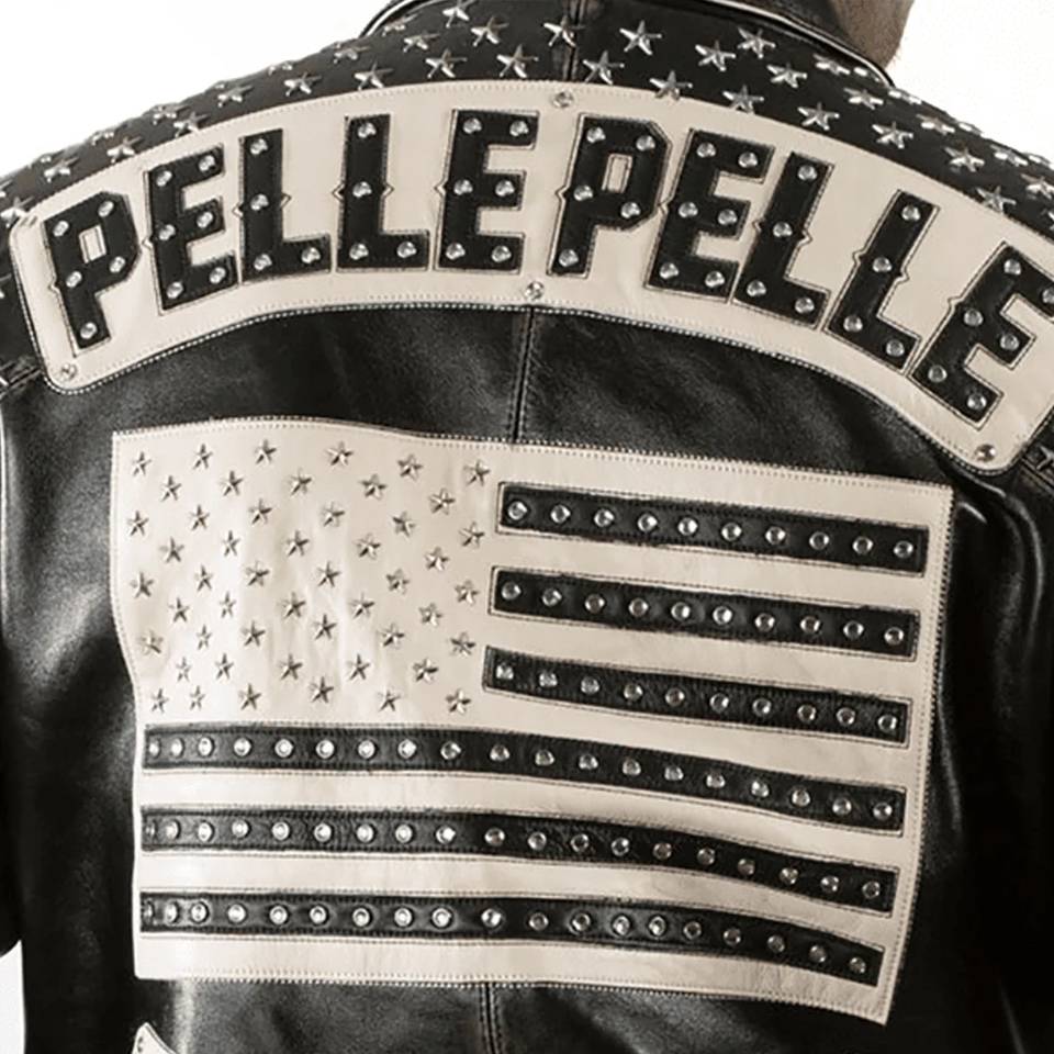 Men Pelle Pelle Americana Black Leather Jacket