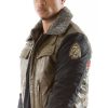 Men Pelle Pelle Badged Royal Trail Blazer MB Brown Leather Jacket