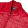 Men Pelle Pelle Basic Burnish Red Leather Jacket