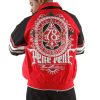 Men Pelle Pelle Black Label MB Red Wool Jacket
