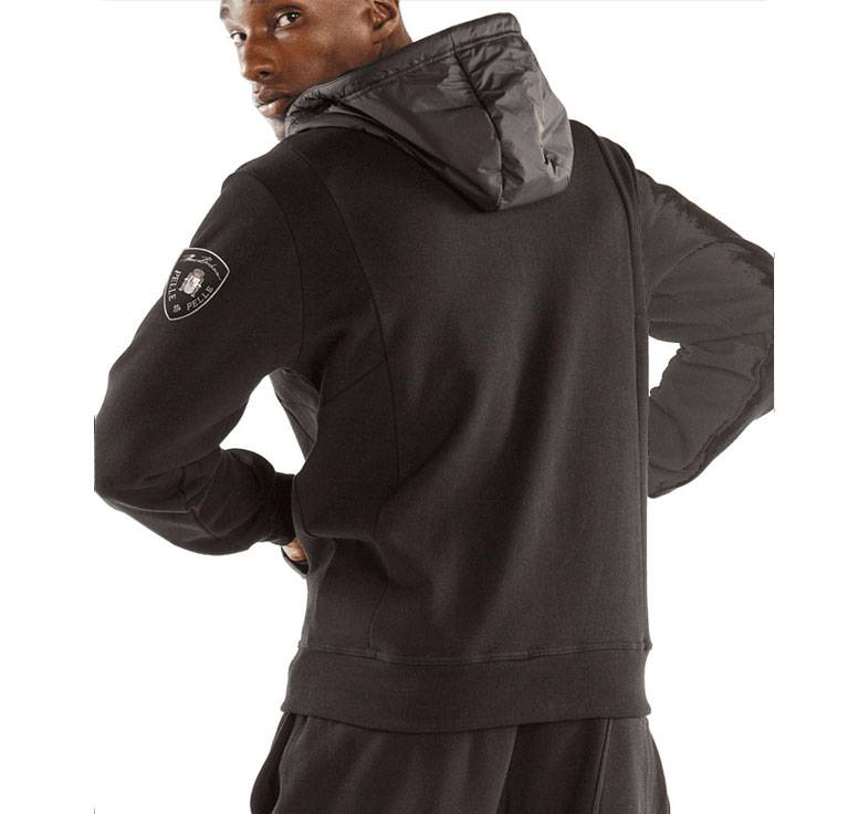 Men Pelle Pelle Black Midlayer Warm Up Tracksuit