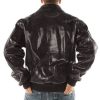 Men Pelle Pelle Black Python Leather Jacket