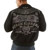 Men Pelle Pelle Black Reign Supreme MB 1978 Wool Jacket