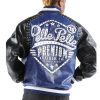Men Pelle Pelle Blue 78 Leather Jacket