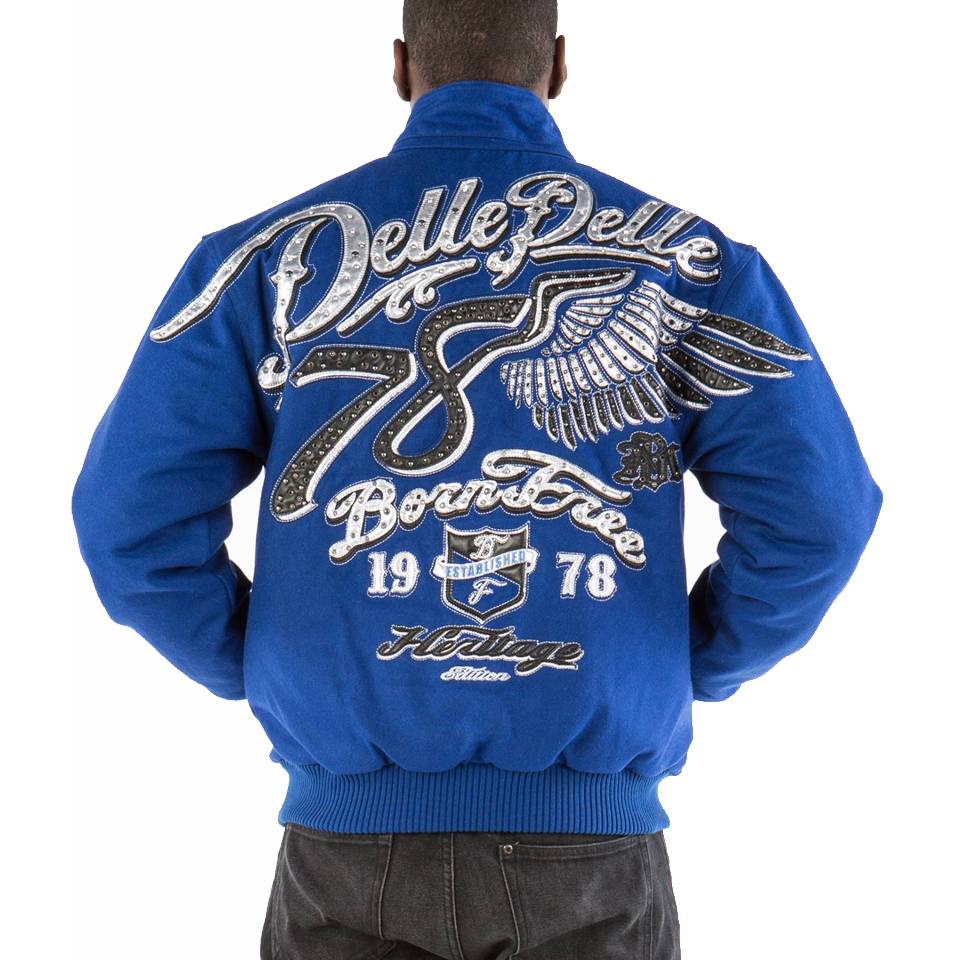 Men Pelle Pelle Born Free MB 1978 Blue Jacket