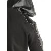 Men Pelle Pelle Born & Raised 1978 Black Wool Hoodie