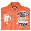 Men Pelle Pelle Bruiser MB 1978 Orange Leather Jacket