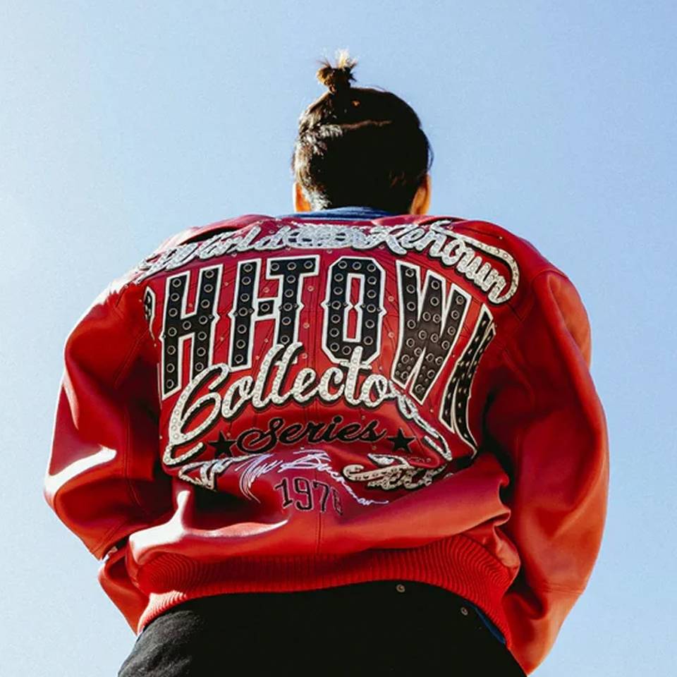 Men Pelle Pelle Chi Town MB 1978 Collectors Series Red Jacket