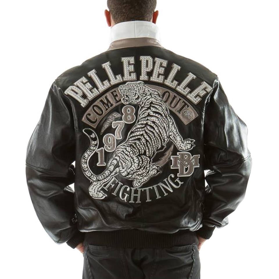 Men Pelle Pelle Come Out 1978 MB Black Leather Jacket