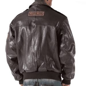 Men Pelle Pelle Dark Brown Biker Leather Jacket