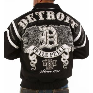 Men Pelle Pelle Detroit Motor City 1701 Black Jacket