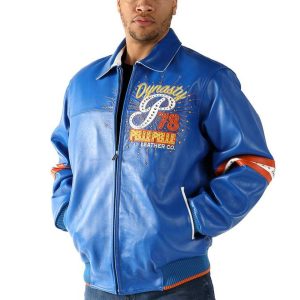 Men Pelle Pelle Dynasty MB 1978 Blue Jacket