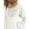 Men Pelle Pelle Forever Fearless White Fur Hood Leather Jacket