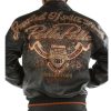 Men Pelle Pelle Greatest Of All Time MB 1978 Black Leather Jacket